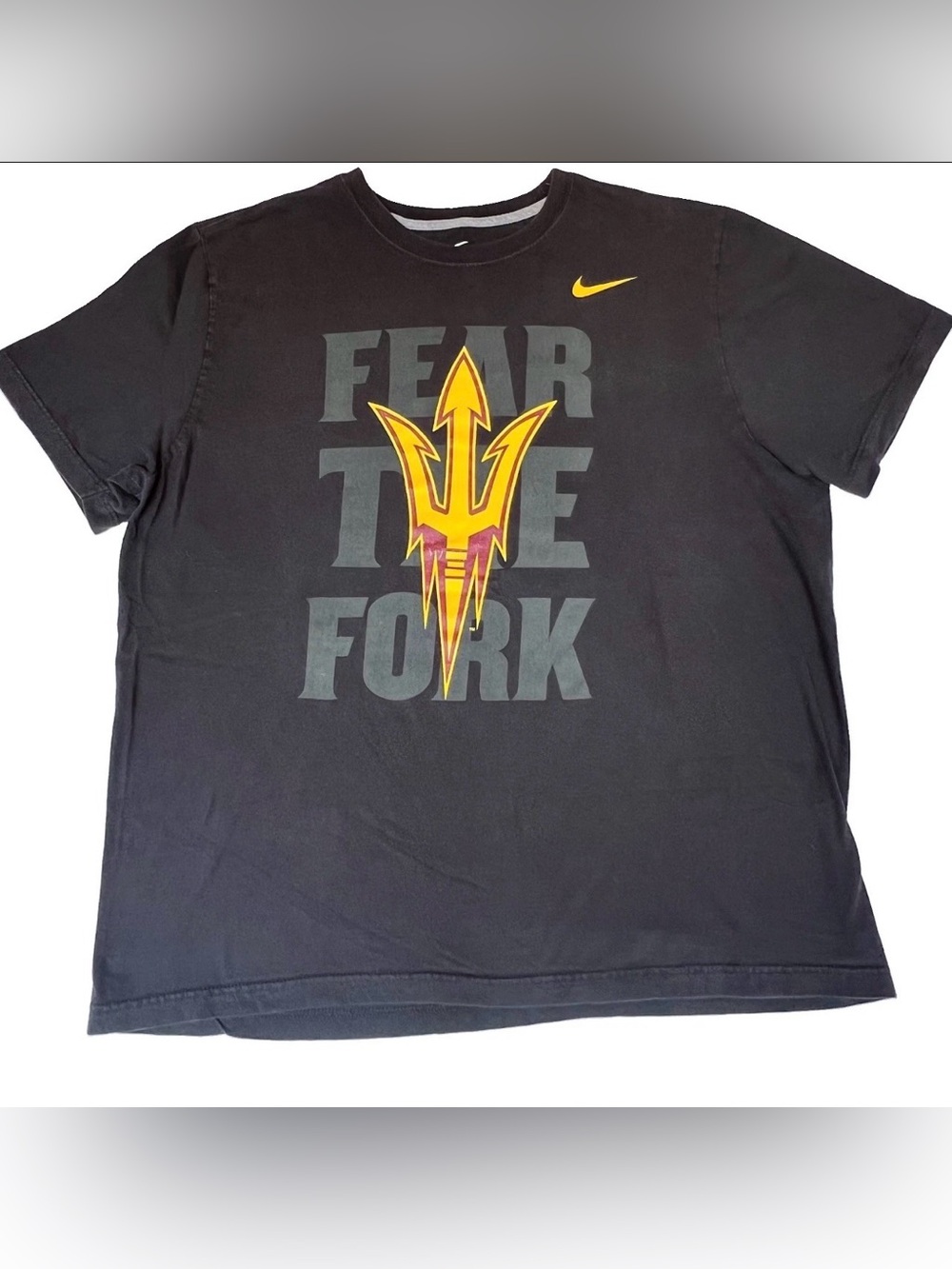 Nike Arizona State Sun Devils Fear The Fork T-Shirt Men's Black ASU Pitchfork